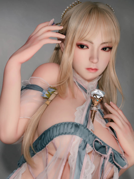 F4717-160cm(5.3ft)-34kg 2.0 B Cup Robot Silicone Head Adult Asian Alien Sex Doll｜Bezlya Doll