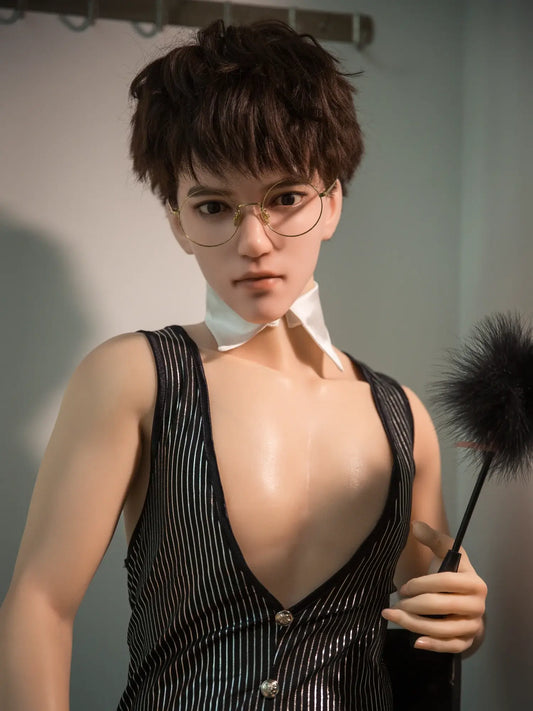 F4610-165cm/5ft5-36.5kg フェムボーイ フルサイズ セックス シリコン製男性セックス人形 | Qita 人形
