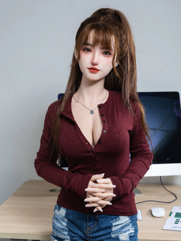 F2345- 166cm(5.4フィート) Cカップ ジェル乳 シリコン ラブドール｜Qita Doll